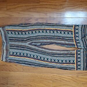 Farm Rio Pants Anthropologie Flowers Size Medium FLAW Please Read Description